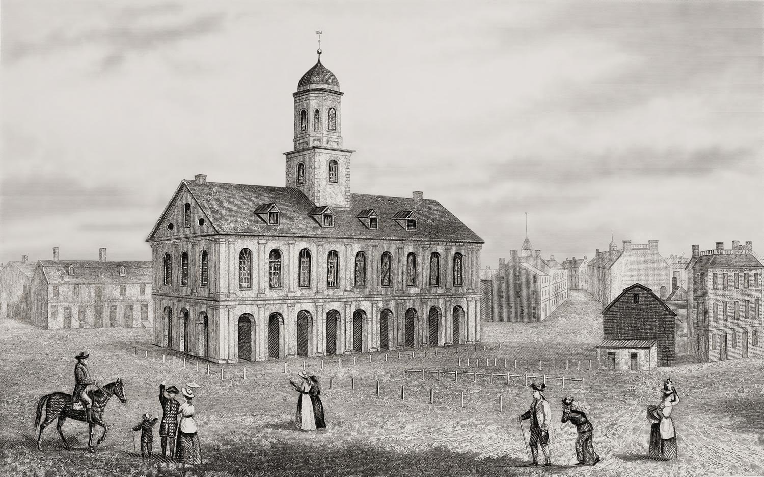 illustration of Faneuil Hall