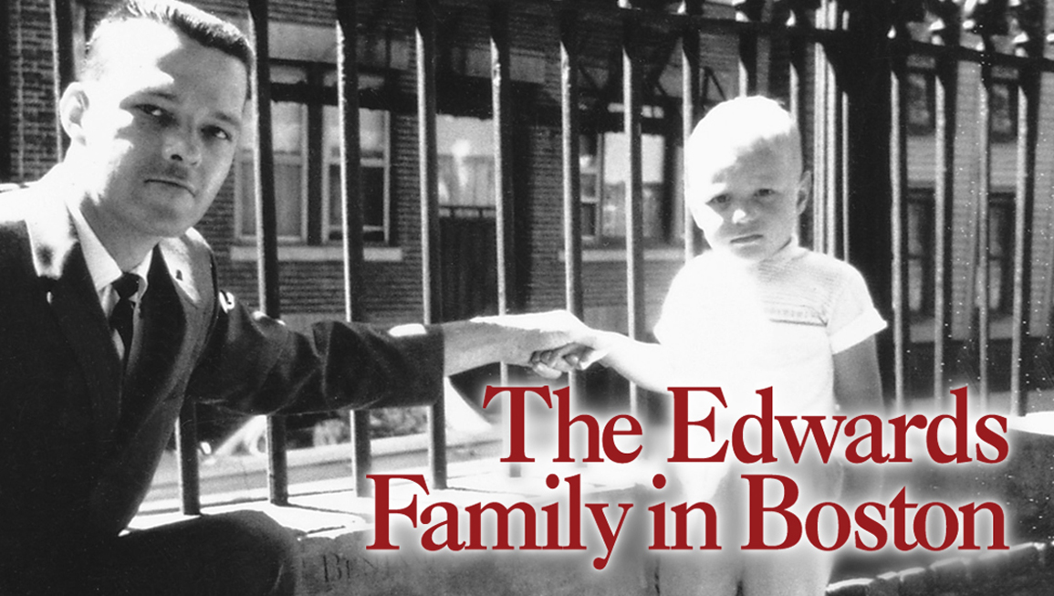 Walking Boston Edwards family