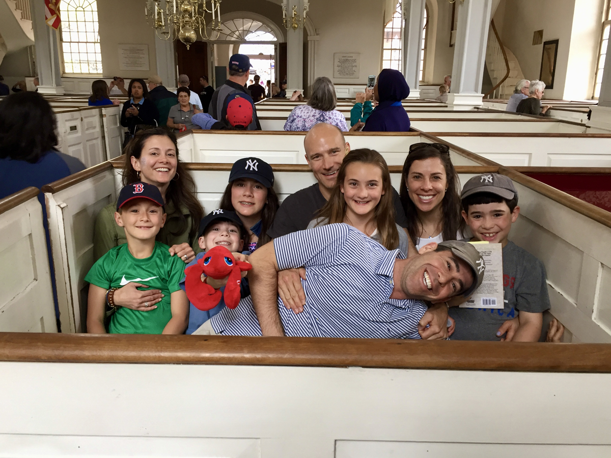 Tour Group at Old North Church
